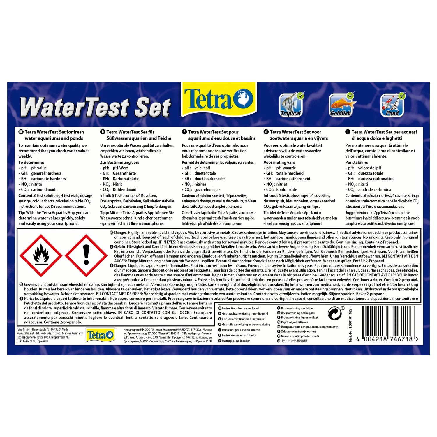 Tetra Test Laborett - Testen - Per Stuk Ph-Kh-Gh-No2-Co2 - Image 4