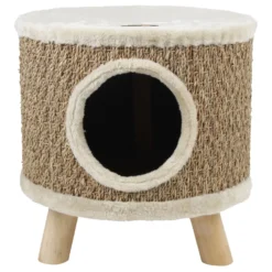 Adori Kyra Krab En Ligmeubel - Krabpalen - 36x36x36 Cm Naturel Beige