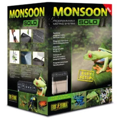 Exo Terra Monsoon Solo Ii - Beregeningspompen - 17x17x24 Cm 1.5 L Zwart