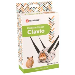 Flamingo Hamsterhuis Clavio Horizontale Hanger - Kooi Accessoire - 16x11x11 Cm Multi-Color