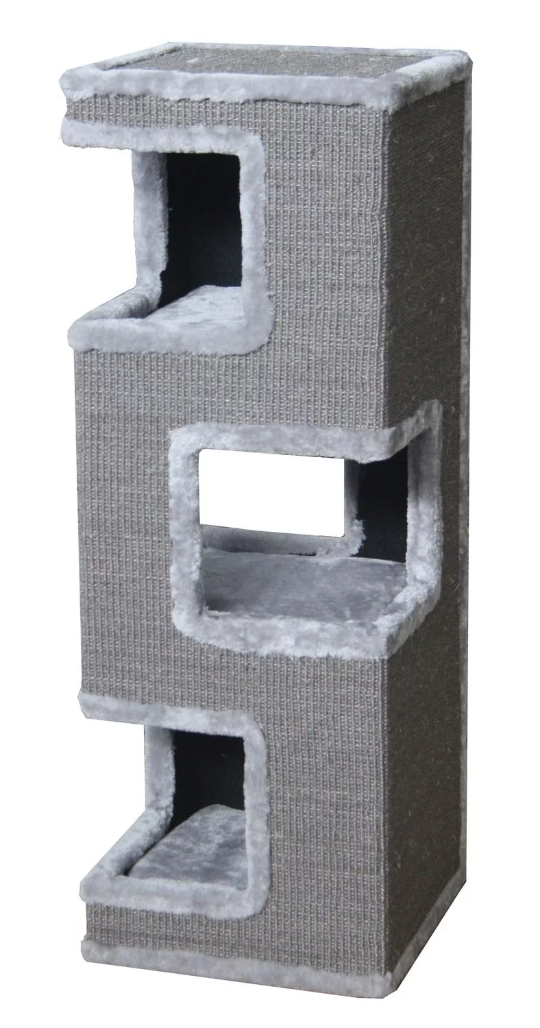 Adori Krabton Nicole - Krabpalen - 35x35x100 Cm Lichtgrijs