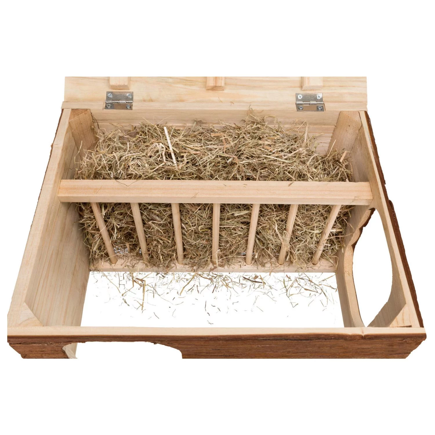 Trixie Natural Living Huis Hilke - Kooi Accessoire - 40x23x32 Cm Donker Hout - Image 8