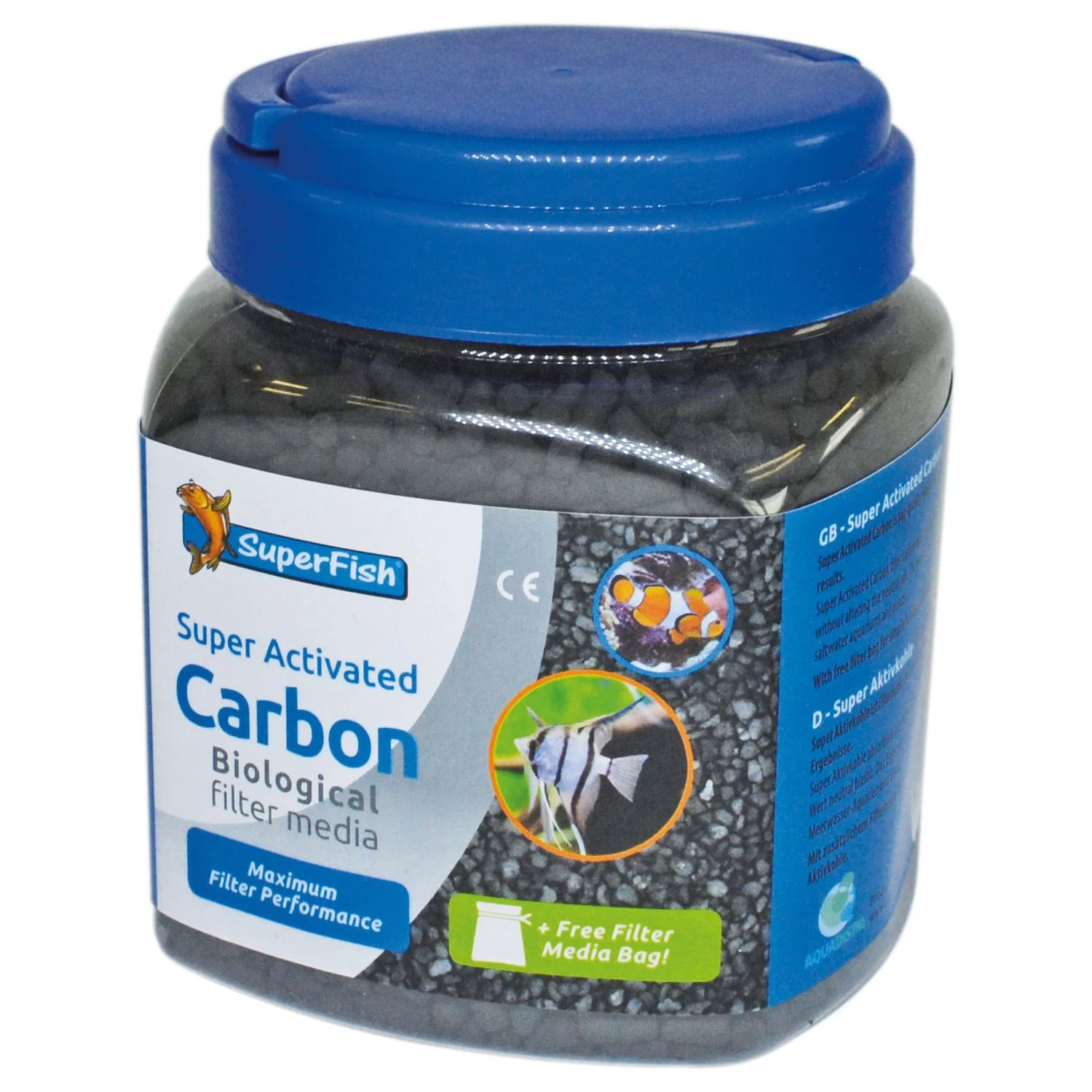 Superfish Super Actief Kool - Filters - 1000 Ml Zwart