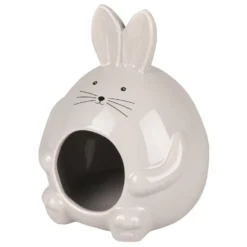 Flamingo Hamsterhuis Hopper - Kooi Accessoire - 11.5x11.5x14 Cm Grijs