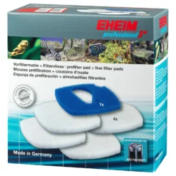 Eheim Filtervlies 1x Blauw + 4x Wit - Aquariumfilter - Voor 2076/2078/2178