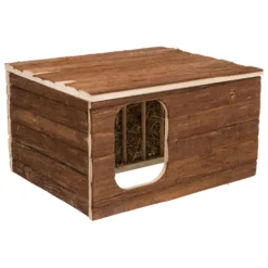 Trixie Natural Living Huis Hilke - Kooi Accessoire - 40x23x32 Cm Donker Hout