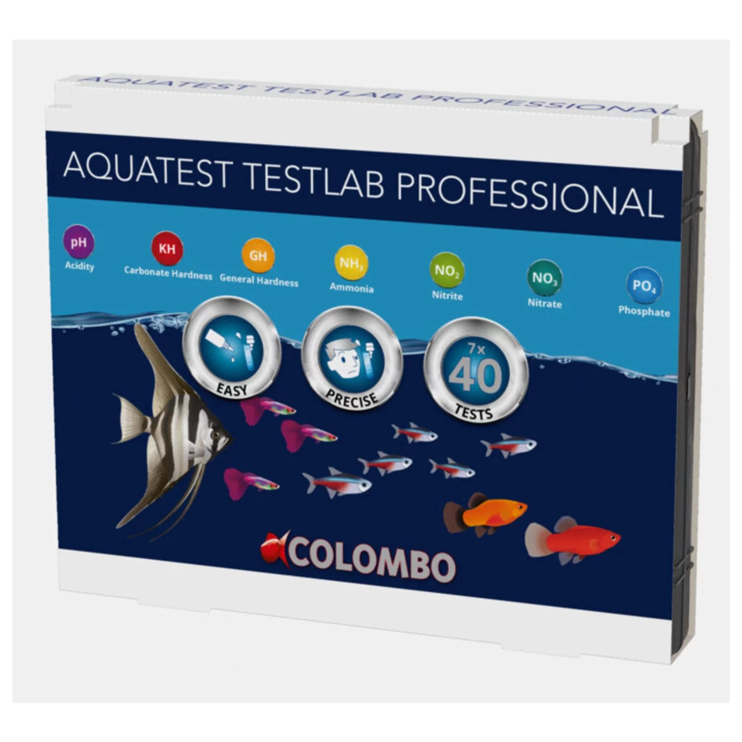 Colombo Aqua Test Lab Pro - Testen - Zwart 7 Stuks