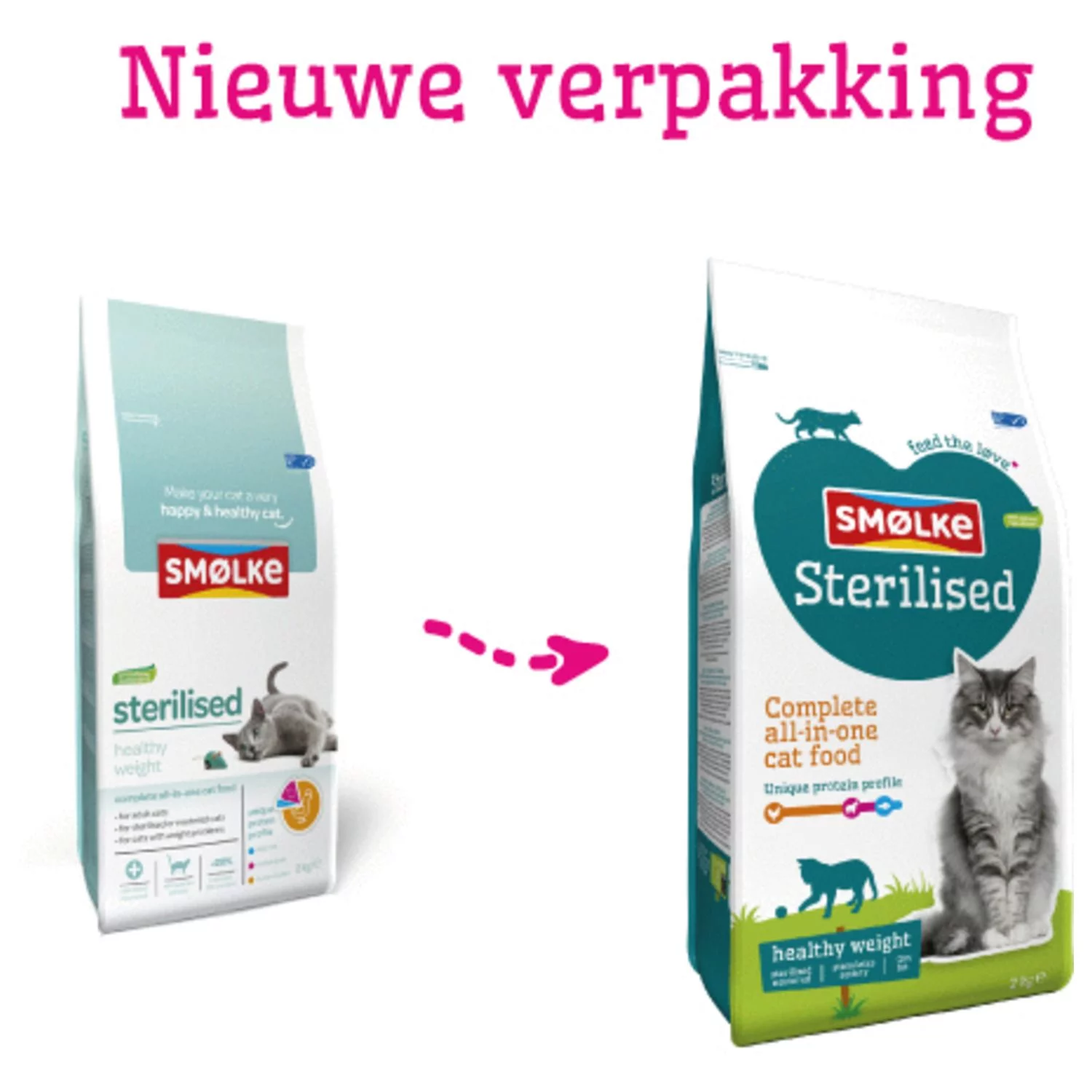 Smolke Cat Sterilised Kip&Lam&Vis - Kattenvoer - Image 2
