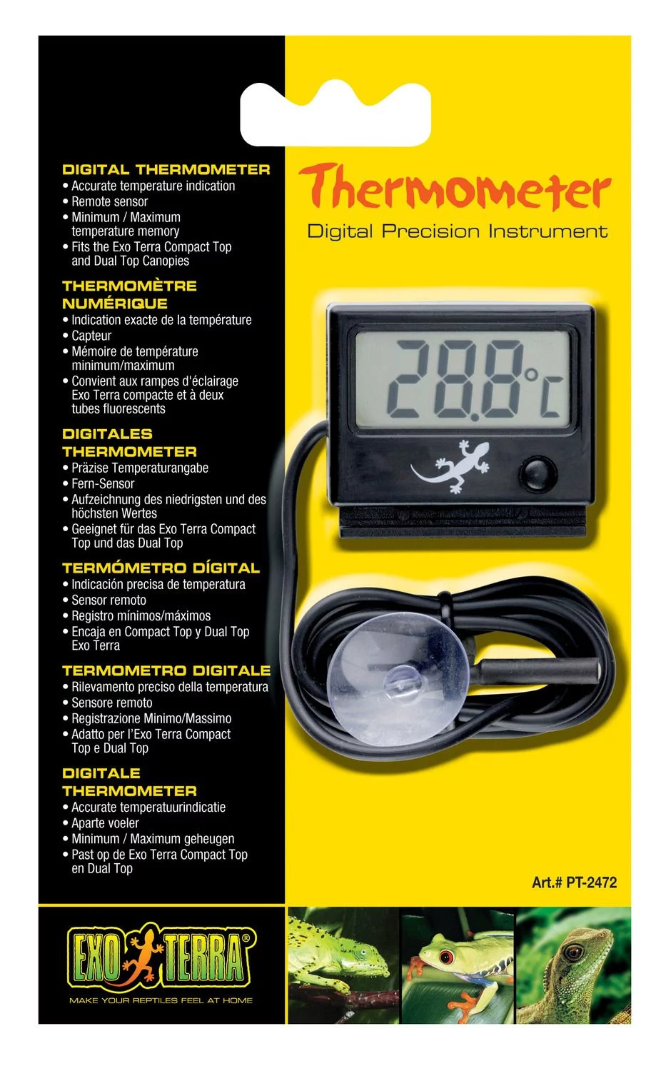 Exo Terra Digitale Thermometer Met Voeler - Thermometer - 0-50 C Digital - Image 4
