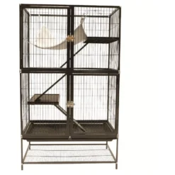 Keddoc Rattenkooi Home Studio - Dierenverblijf - 78x52x138 Cm