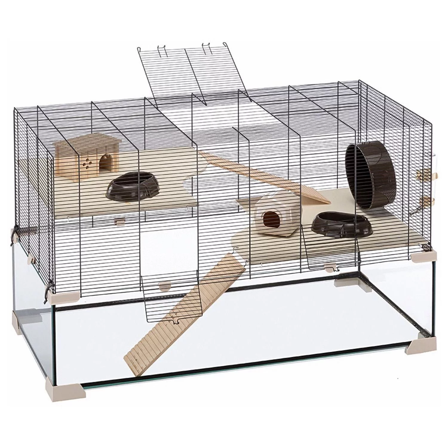 Ferplast Knaagdierenkooi Karat 100 - Dierenverblijf - 98.5x50.5x61.5 Cm - Image 7