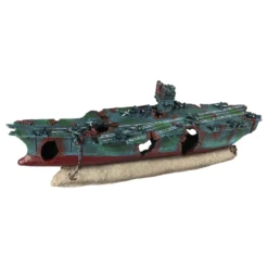 Aqua Della Vliegdekschip - Aquarium - Ornament - 68x17.5x25 Cm