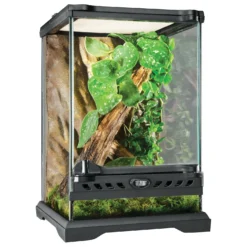Exo Terra Nano Terrarium - Terraria - 20x20x30 Cm Zwart