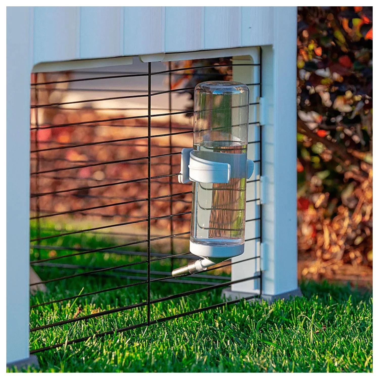 Ferplast Konijnenhok Grand Lodge 140 - Dierenverblijf - 134x73x110 Cm Grijs Wit - Image 6