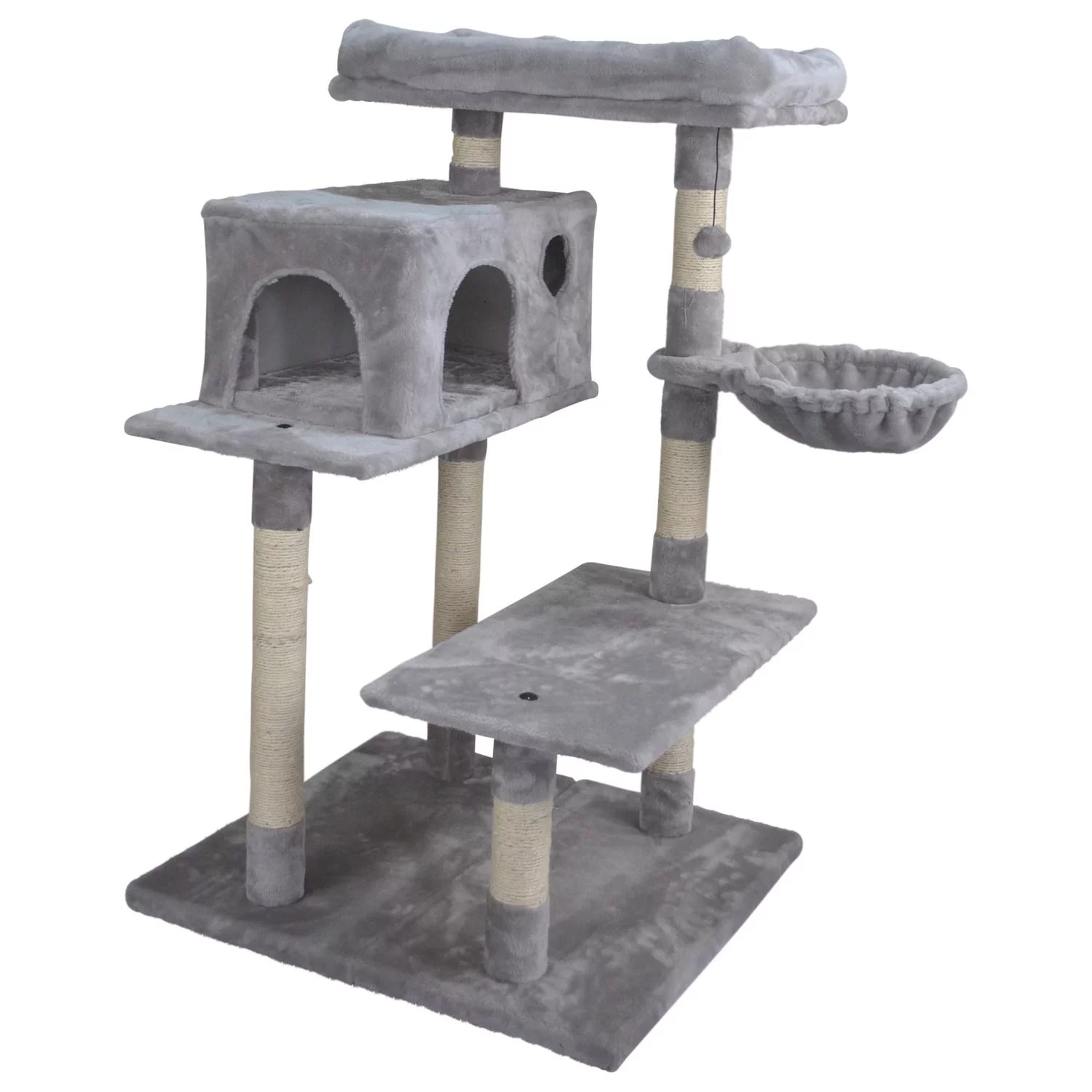 Adori Krabpaal Kingsley 3 In 1 - Krabpalen - 70x60x112 Cm Grijs - Image 2