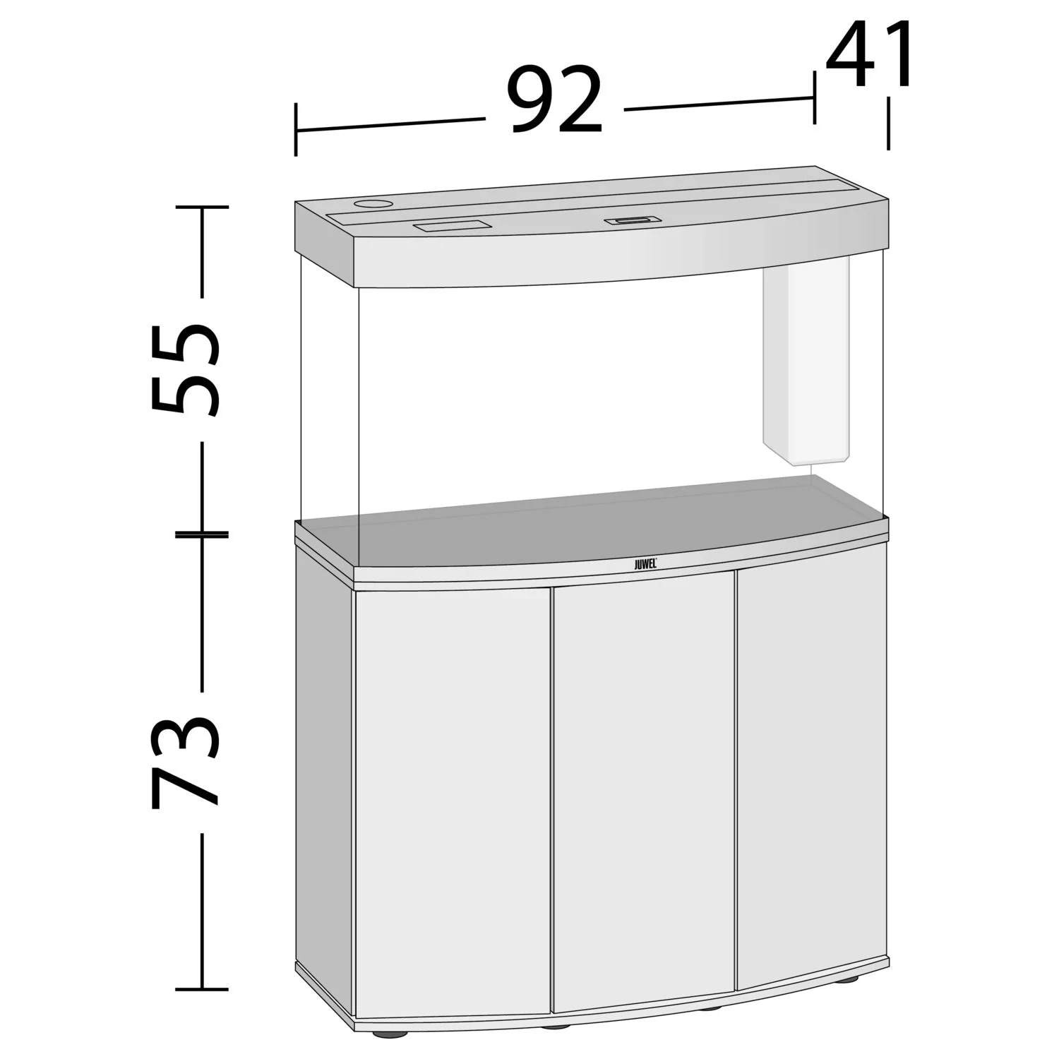Juwel Aquarium Vision 180 Led 92x41x55 Cm - Aquaria - Image 8