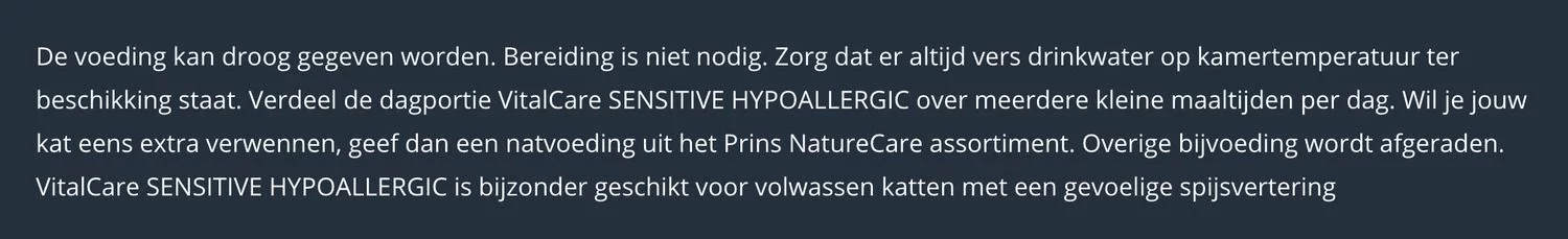 Prins Vitalcare Cat Hypo Allergeen - Kattenvoer - Image 5