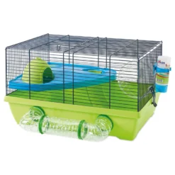 Savic Hamsterkooi Izzy Metro - Dierenverblijf - 50x40x28 Cm Lime