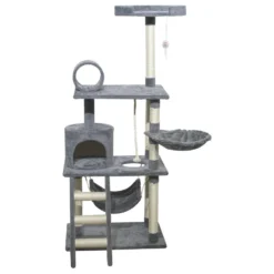 Adori Krabpaal Sjors - Krabpalen - 60x40x140 Cm Grijs