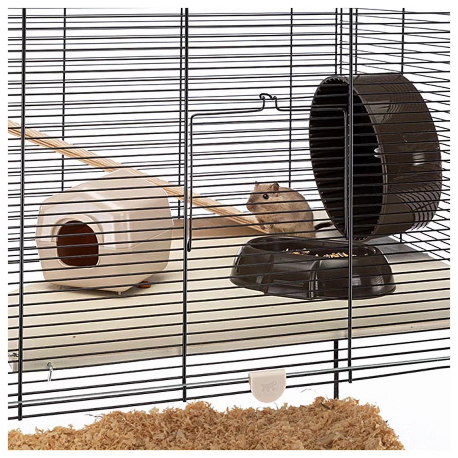 Ferplast Knaagdierenkooi Karat 100 - Dierenverblijf - 98.5x50.5x61.5 Cm - Image 3