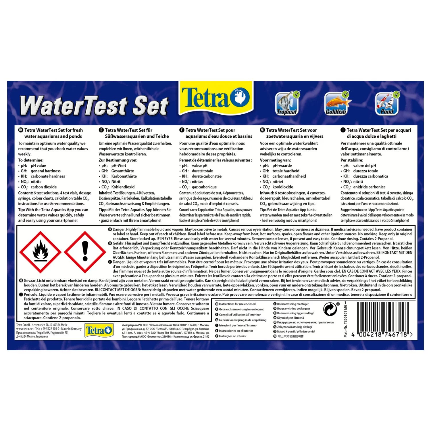 Tetra Test Laborett - Testen - Per Stuk Ph-Kh-Gh-No2-Co2 - Image 5