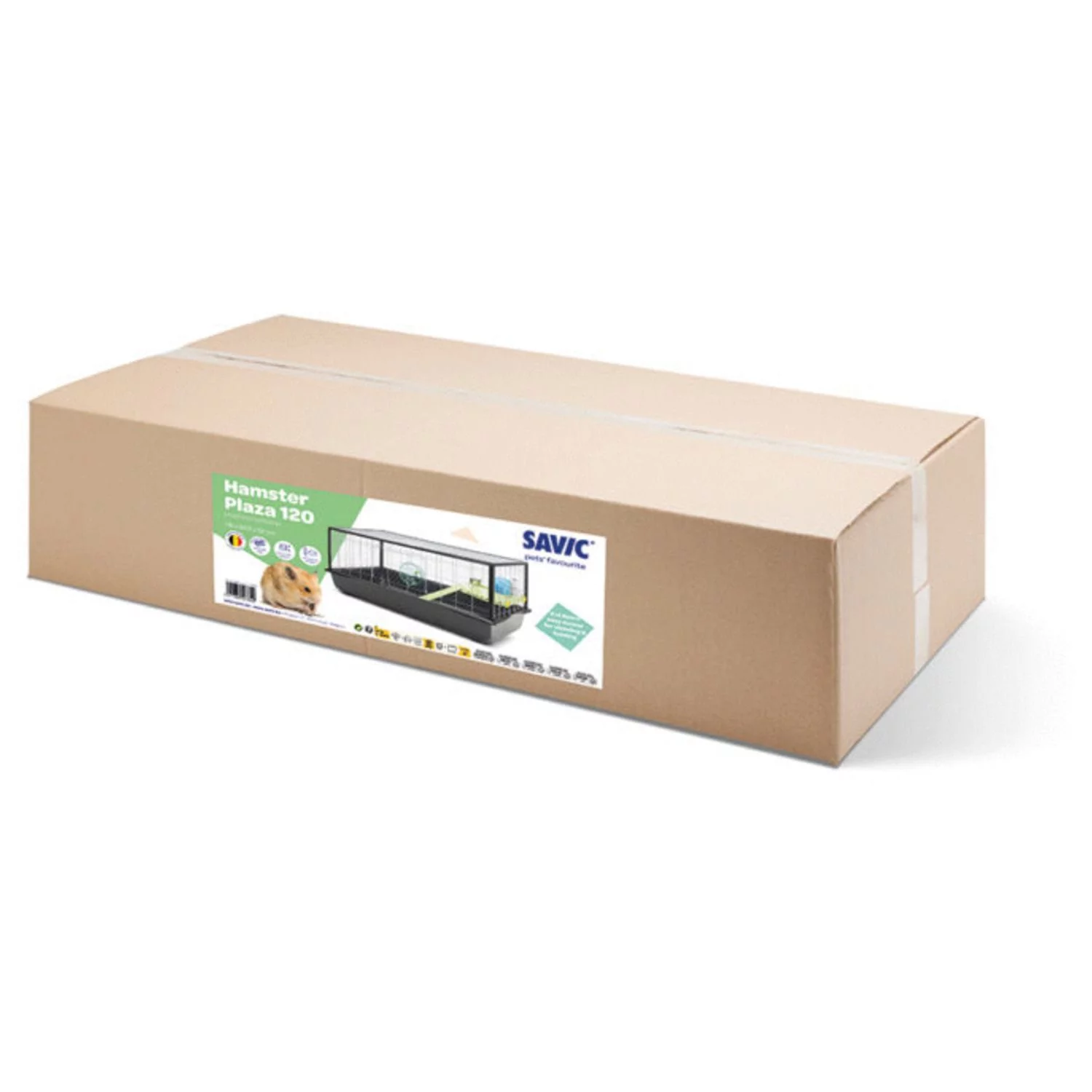 Savic Hamsterkooi Plaza 120 - Dierenverblijf - 118x64.5x52 Cm Zwart - Image 4