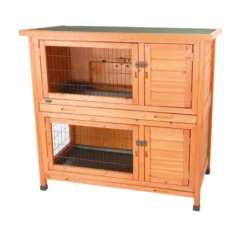 Trixie Natura Konijnenhok Benjamin - Dierenverblijf - 116x65x111 Cm Bruin