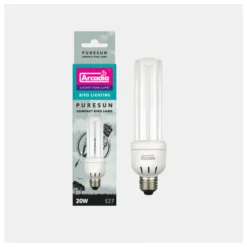 Arcadia Puresun Compact Lamp 2.4% - Verwarming - 20 Watt
