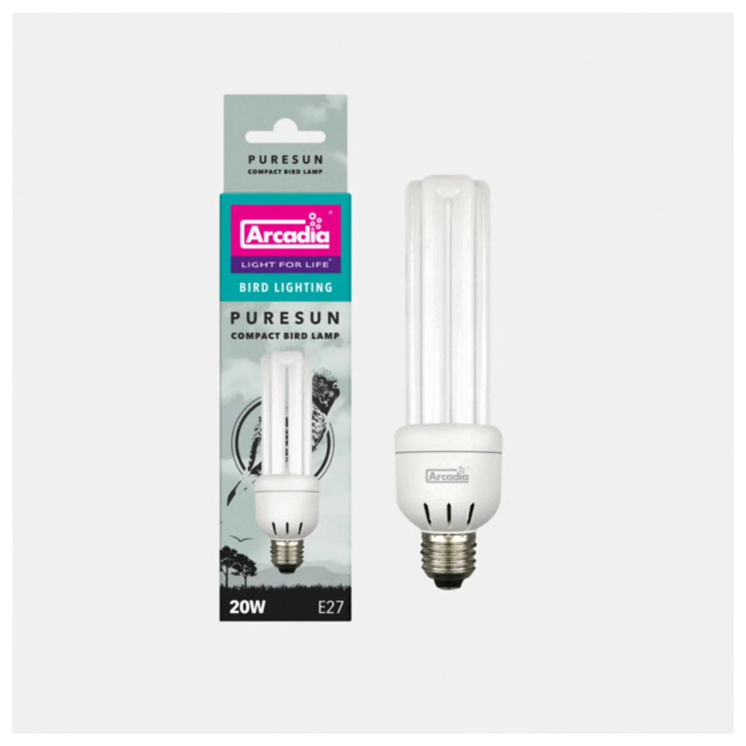 Arcadia Puresun Compact Lamp 2.4% - Verwarming - 20 Watt
