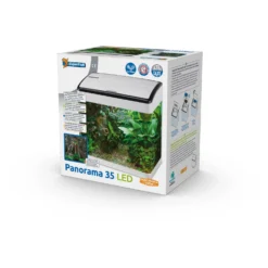 Superfish Aquarium Panorama 35 Led - Aquaria - 38x26.5x39.5 Cm Wit Ca. 35 L