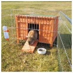 Trixie Natura Knaagdier/Konijnenhuis - Kooi Accessoire - 60x47x50 Cm Bruin