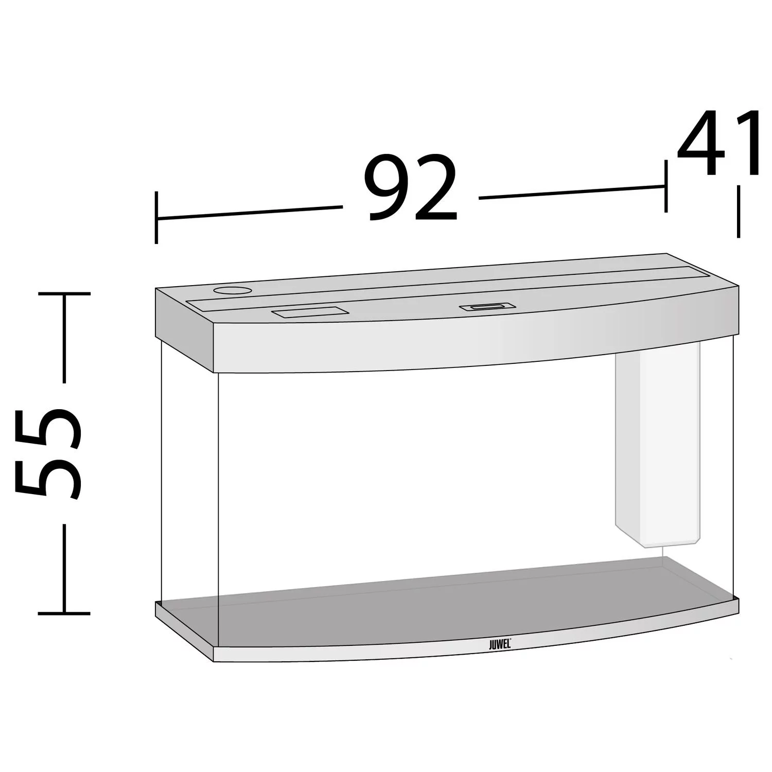 Juwel Aquarium Vision 180 Led 92x41x55 Cm - Aquaria - Image 3