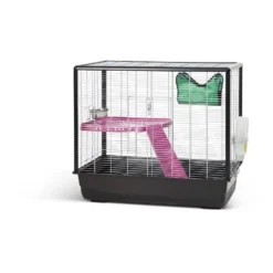 Savic Knaagdierkooi Zeno 2 - Dierenverblijf - 80x50x70 Cm Zwart