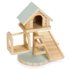 Beeztees Speelhuisje Lovy - Speelgoed - 21x15.5x21 Cm Mintgroen
