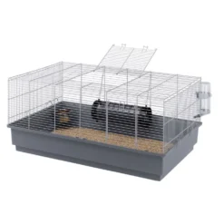 Ferplast Rattenkooi Mary - Dierenverblijf - 80x50x37.5 Cm Grijs