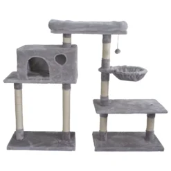 Adori Krabpaal Kingsley 3 In 1 - Krabpalen - 70x60x112 Cm Grijs