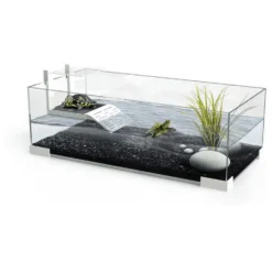 Ciano Waterschildpadden Tartarium 60 - Terraria - 60x29.6x22.5 Cm Wit