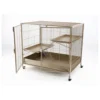 Keddoc Rattenkooi Animal Home Penthouse Bottom - Dierenverblijf - 93.5x63x83.5 Cm Goud Coffee