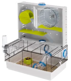 Ferplast Hamsterkooi Olimpia - Dierenverblijf - 46x29.5x54 Cm Assorti