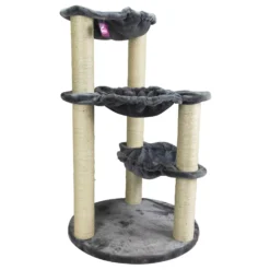 Adori Krabpaal Xl Duke - Krabpalen - 80x80x127 Cm Grijs Wit