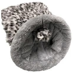 Adori Slaapzak Mila - Kattenbed - Ø30x53 Cm Grijs Print