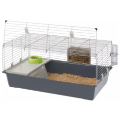 Ferplast Konijnenkooi Rabbit 100 - Dierenverblijf - 95x57x46 Cm Assorti