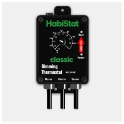 Habistat Dimmende Thermostaat Hogere Temperaturen - Terraium - Zwart 600 Watt