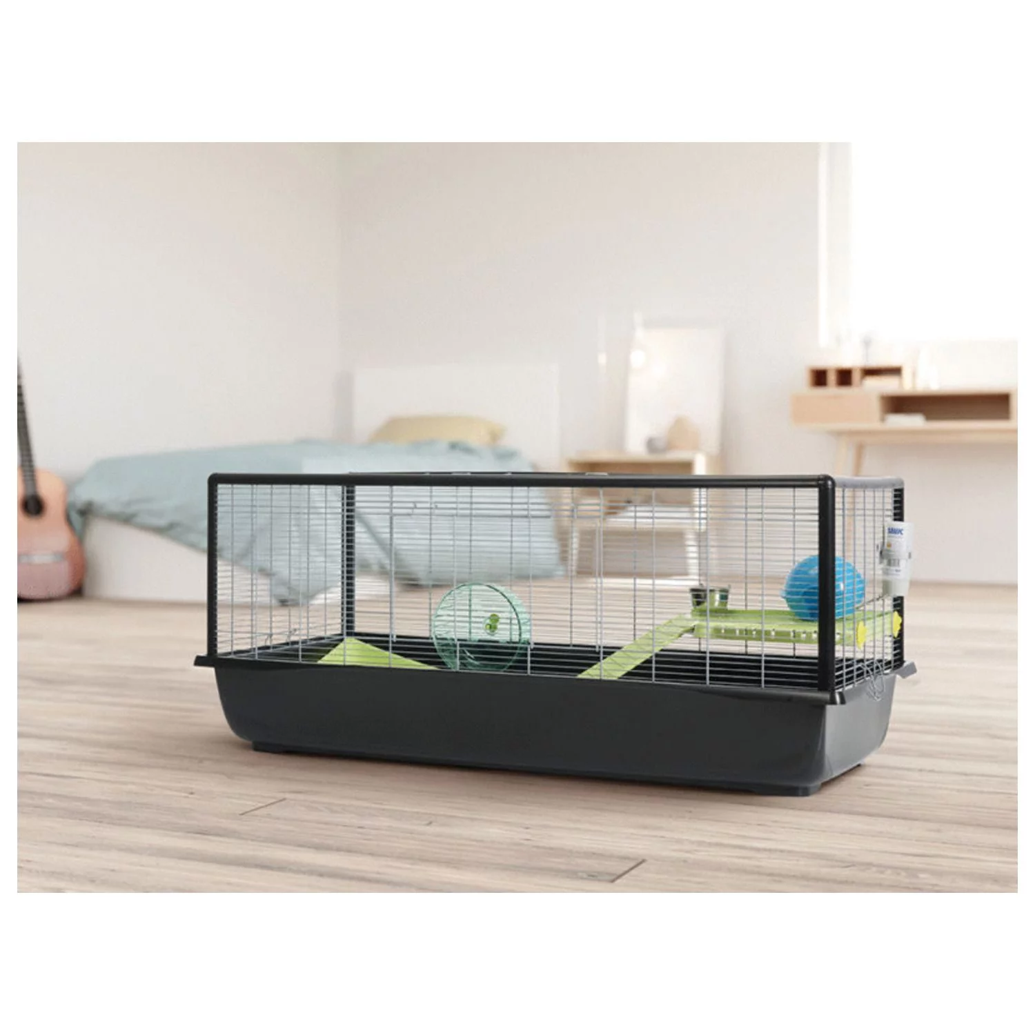 Savic Hamsterkooi Plaza 120 - Dierenverblijf - 118x64.5x52 Cm Zwart - Image 3