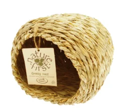 Nature First Grassy Nest - Kooi Accessoire - 23x27x20 Cm Naturel