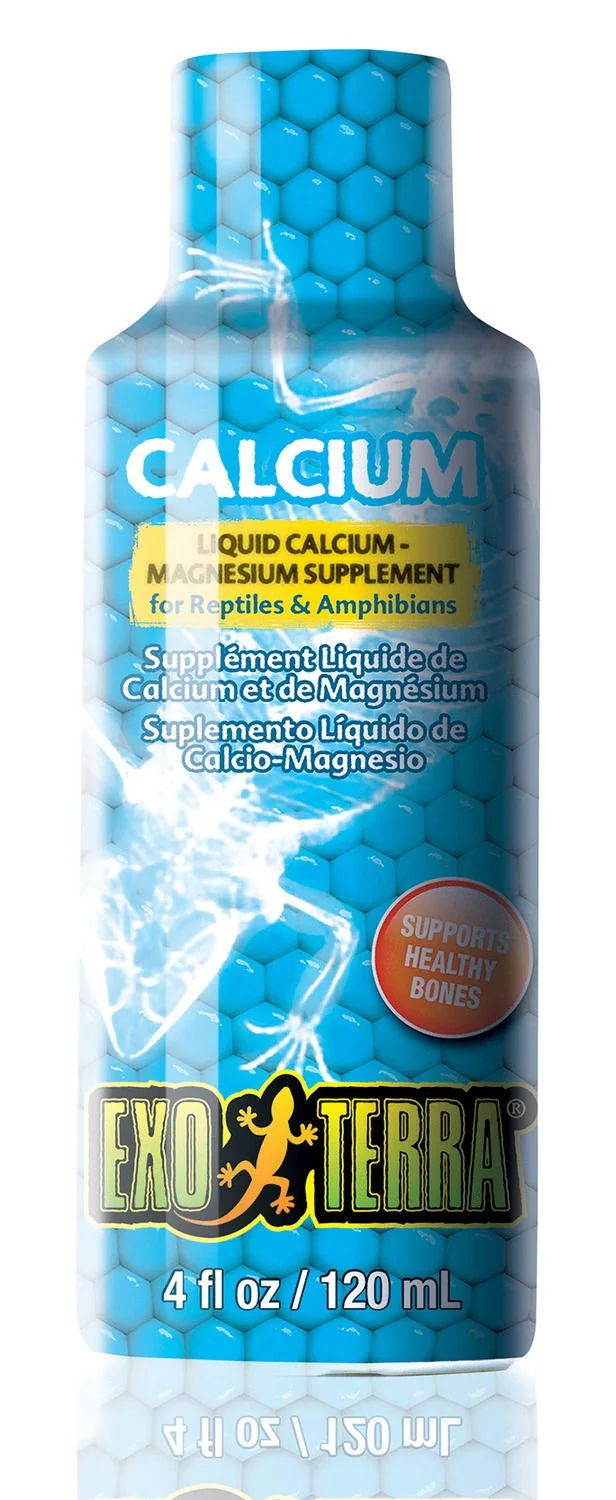Exo Terra Calcium Supplement - Supplement - 120 Ml