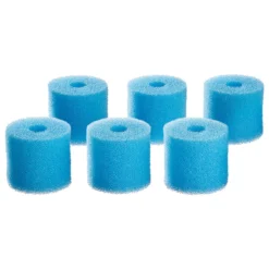 Oase Voorfiltermousse Set 6 Biomaster 45ppi - Filtermateriaal - 18x5x25 Cm Blauw