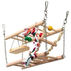 Trixie Hangbrug Met 2 Verdiepingen - Speelgoed - 27x16x10 Cm