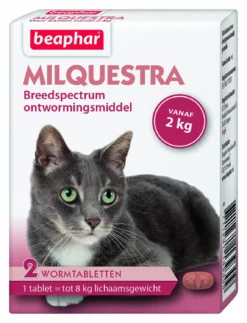 Beaphar Milquestra Kat Rund - Anti Wormenmiddel