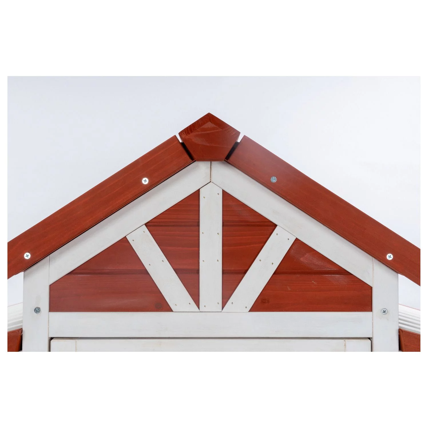 Adori Konijnenhok Hazel - Dierenverblijf - 141x67x112 Cm Rood Wit - Image 6